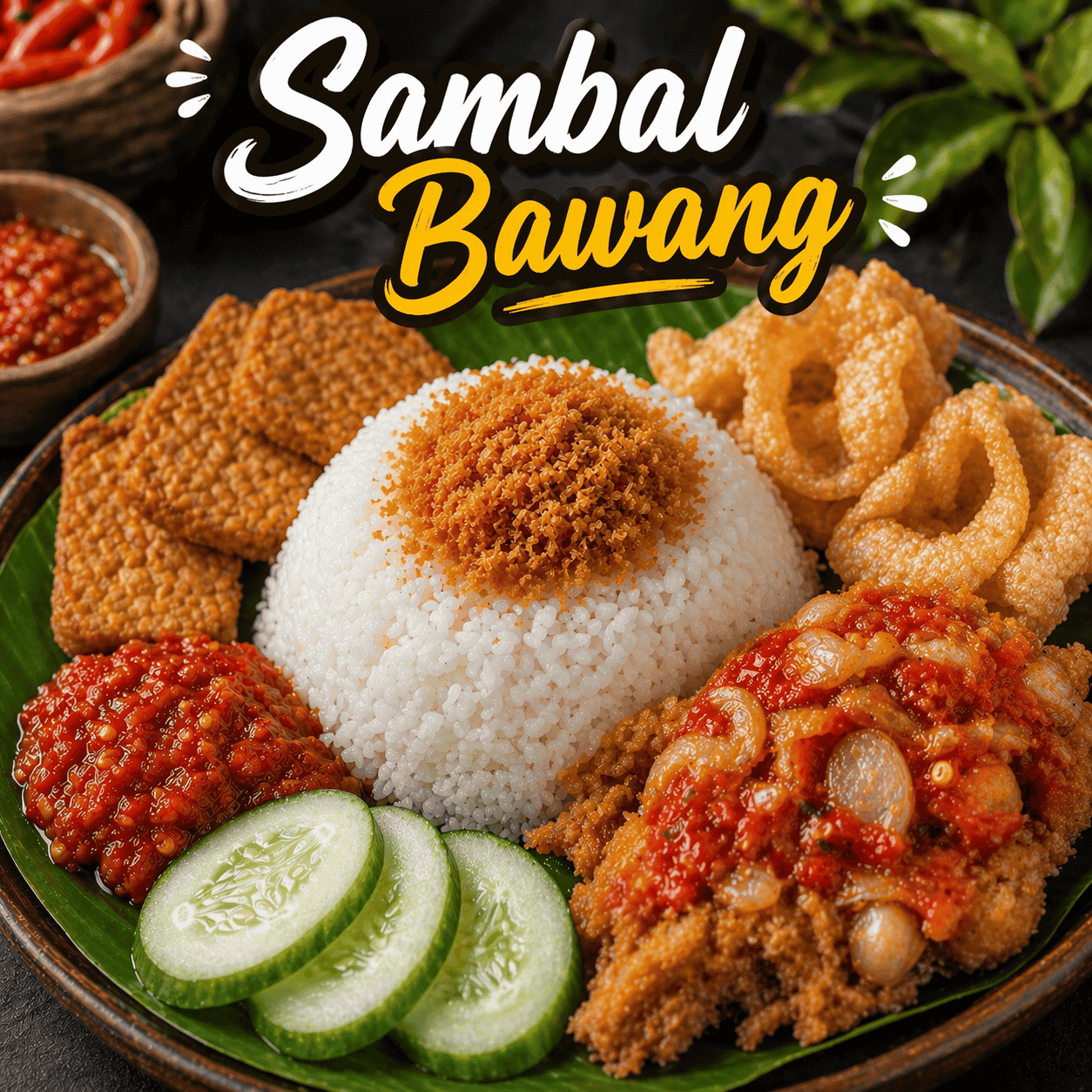 Sambal Bawang pedas segar